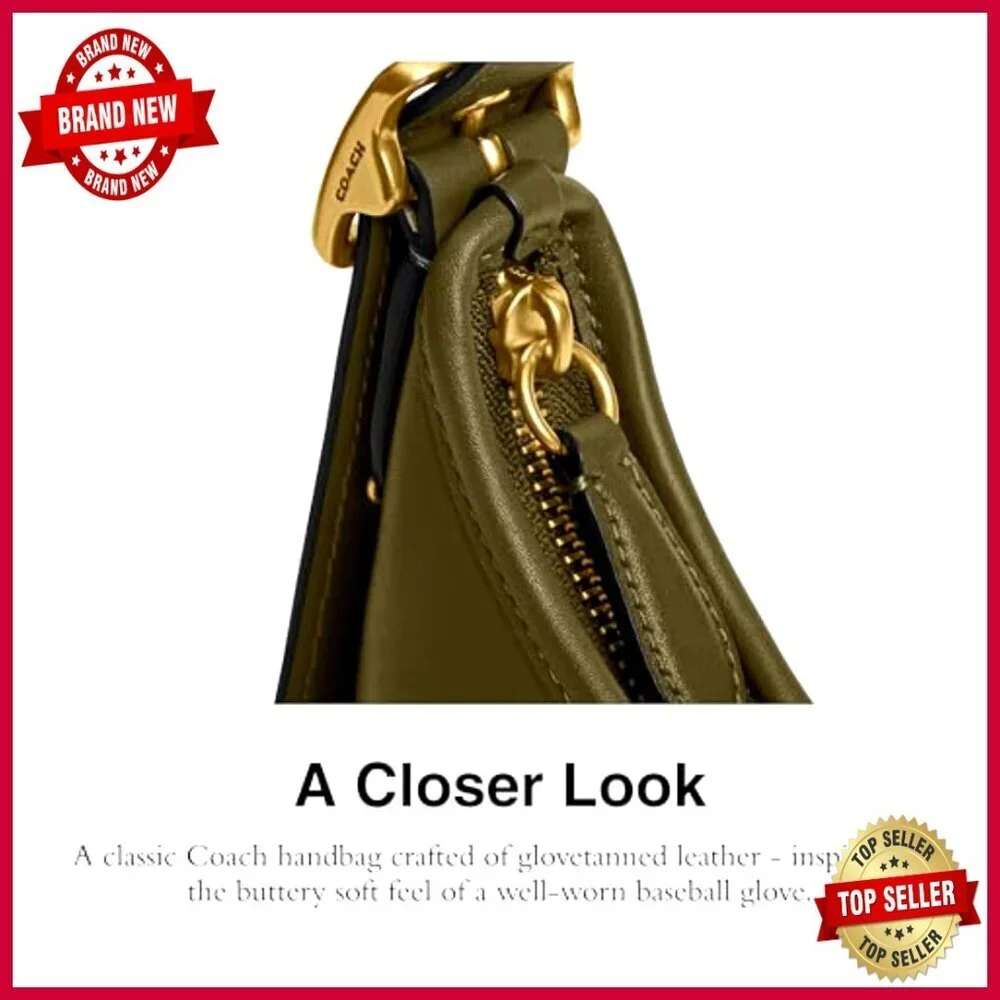 Leather Hobo Shoulder Bag with Snap Pocket and Zip Closure